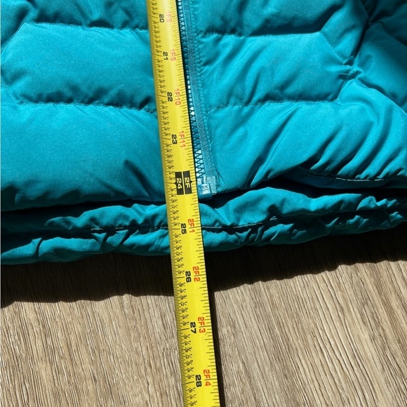 152. REI Women’s Down Puffer Jacket Blue Green Small - Picture 12 of 14